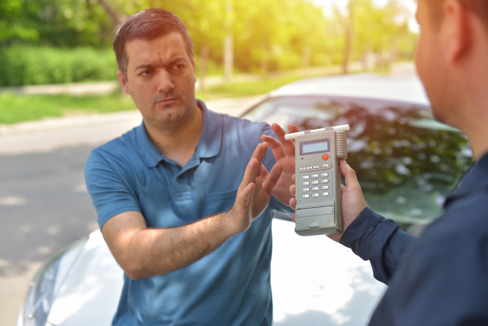 Man refuses a breathalyzer